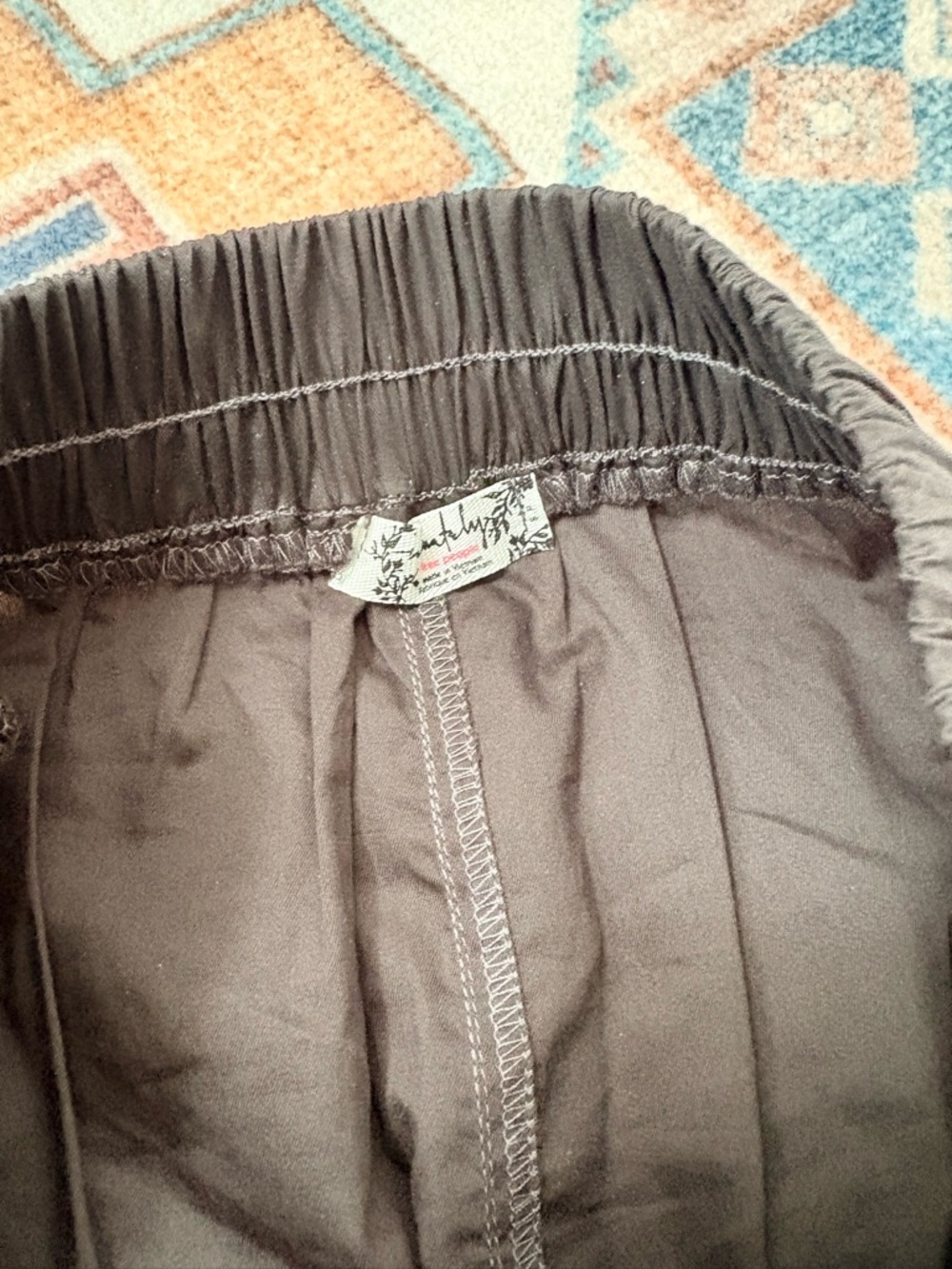 Free People We The Free Day To Day Solid Boxer / Washed Black (S) - NWT - Picture 8 of 8